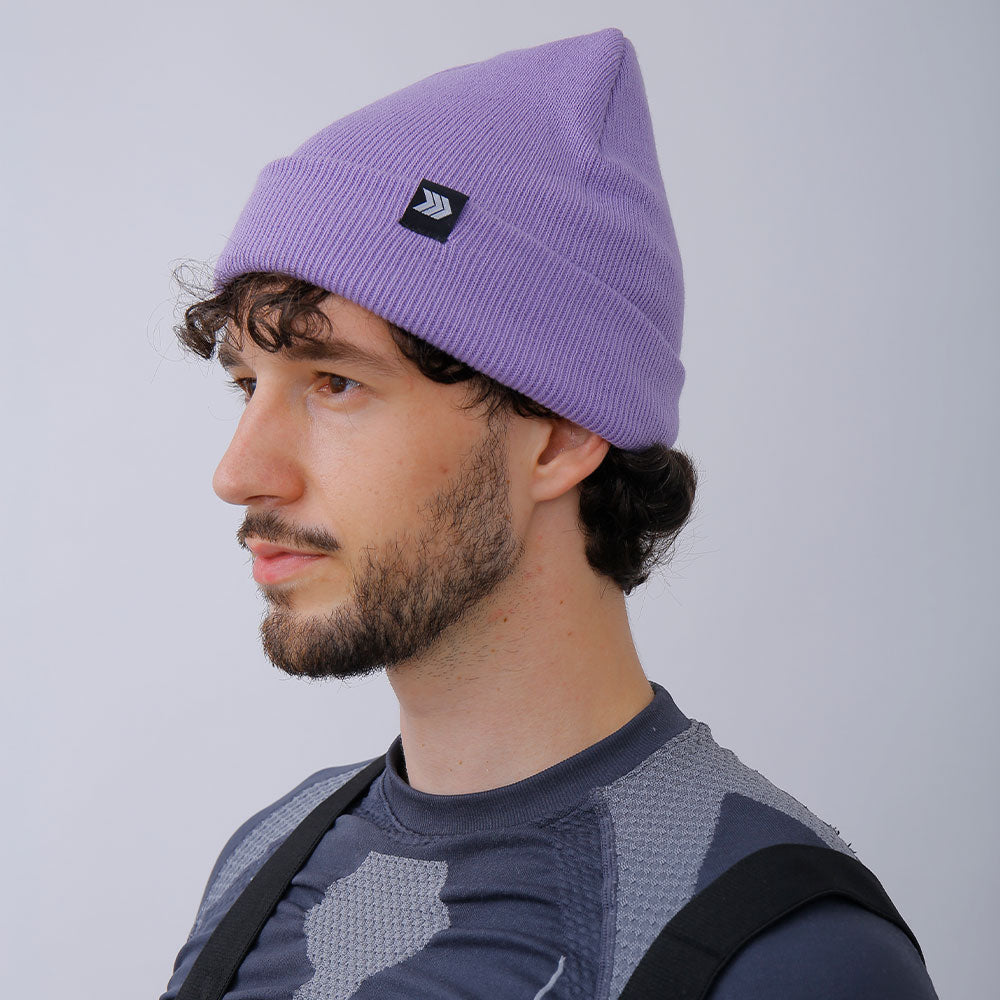Unisex Snowboard Hat Crochet Knit Hairball Snow Beanie