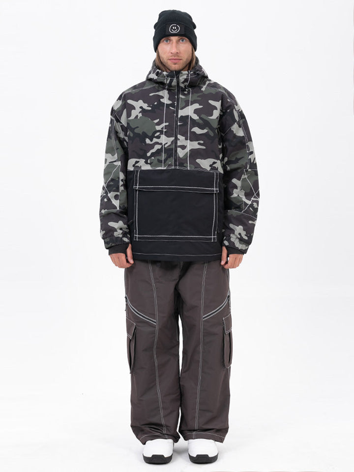 Men’s Mountain Vibe Pullover Jacket &amp; Streetstorm Baggy Snow Pants Set