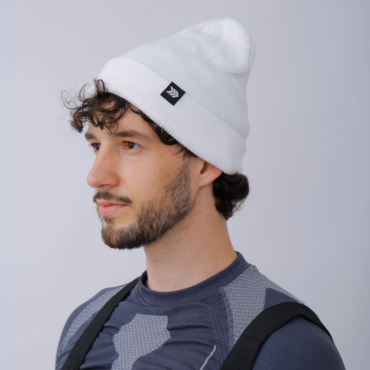 Unisex Snowboard Hat Crochet Knit Hairball Snow Beanie