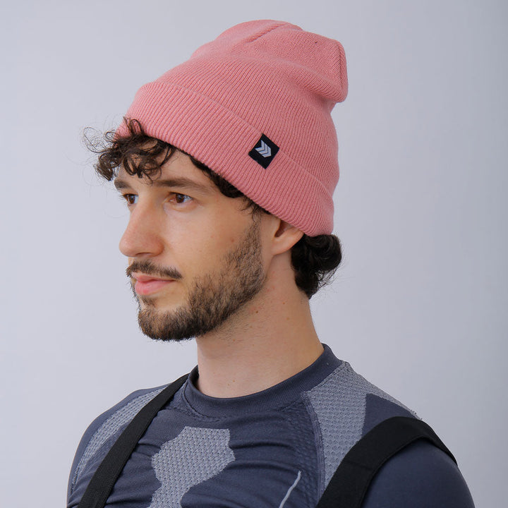 Unisex Snowboard Hat Crochet Knit Hairball Snow Beanie